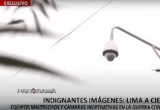 Distritos de Lima tienen cámaras inoperativas, líneas de alerta ‘fantasma’ y módulos abandonados