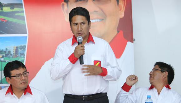Vladimir Cerrón respaldó la postura de Pedro Castillo a favor de un indulto a Antauro Humala “por un exceso de carcelería” y no por la sentencia en su contra por el Andahuaylazo. (Foto: GEC)