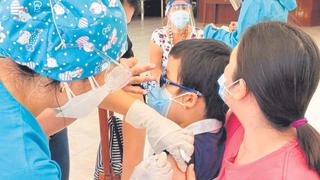 Piura: 62,747 niños no se han vacunado contra la COVID-19