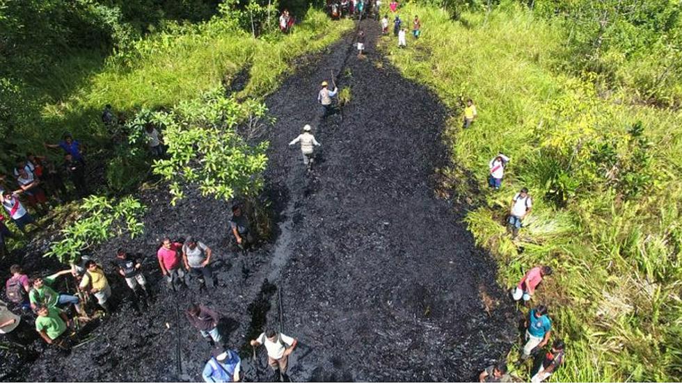 Loreto: las impactantes imágenes que dejó el derrame de petróleo en el Oleoducto Norperuano  