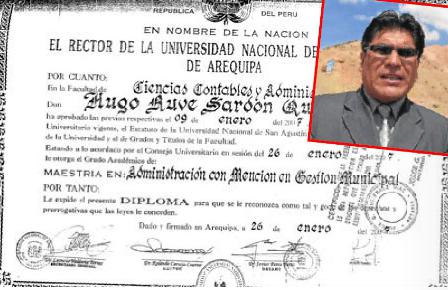 Docente enseña con título falso en la Universidad Andina de Juliaca