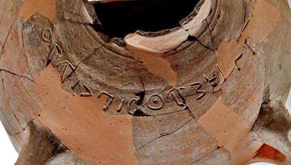 Arqueología: Hallan inscripción en una tinaja de 3.000 años de la era del rey David (FOTOS)