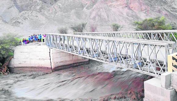 Nasca: puente de Changuillo colapsa y poblado queda aislado