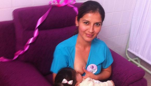 Chimbote: Celebran semana de lactancia materna con concurso del "Bebé Mamón" 
