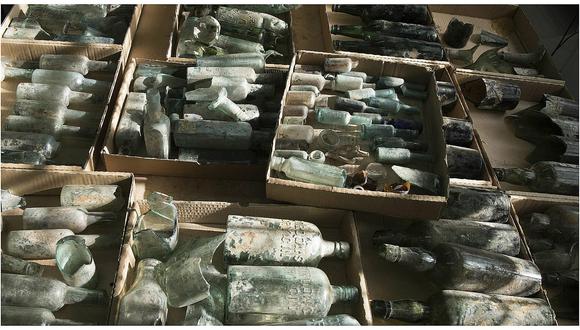Israel: hallan cientos de botellas de alcohol de la I Guerra Mundial 