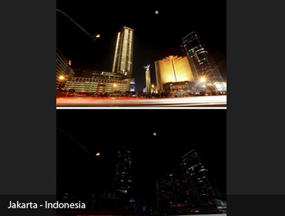 Fotos: Así comenzó 'La Hora del Planeta' en el mundo