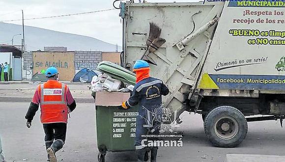 Personal de limpieza de Camaná contrajo el coronavirus 