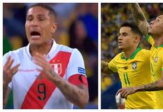 ​Perú vs Brasil: Paolo Guerrero y su reacción tras el gol de Everton (VIDEO)
