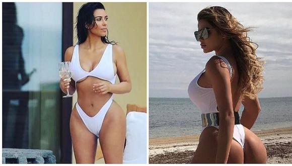 Nueva doble de Kim Kardashian sorprende a cibernautas con estas fotos de infarto