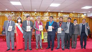 Juliaca: presentan libro “Alcaldes de la provincia de San Román”