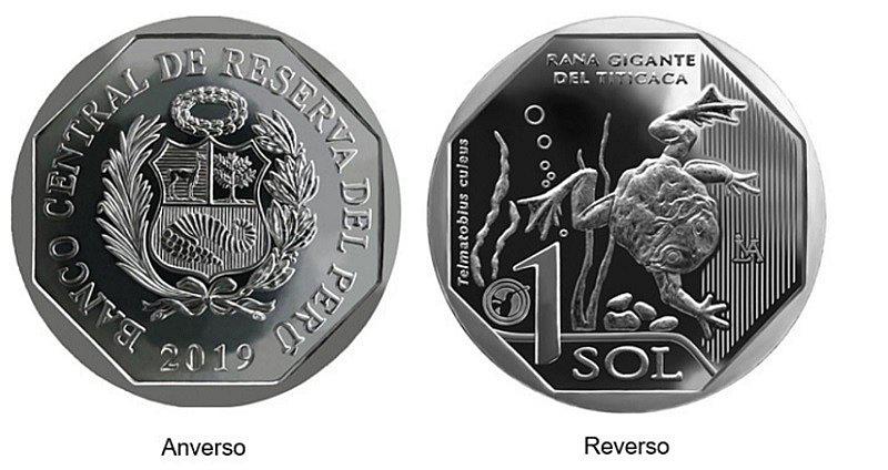 BCR pone en circulación moneda alusiva a la rana gigante del Titicaca