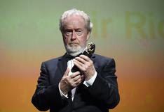 Festival de Cine de Venecia: Ridley Scott, director de  “Alien” y “Gladiador” recibió reconocimiento