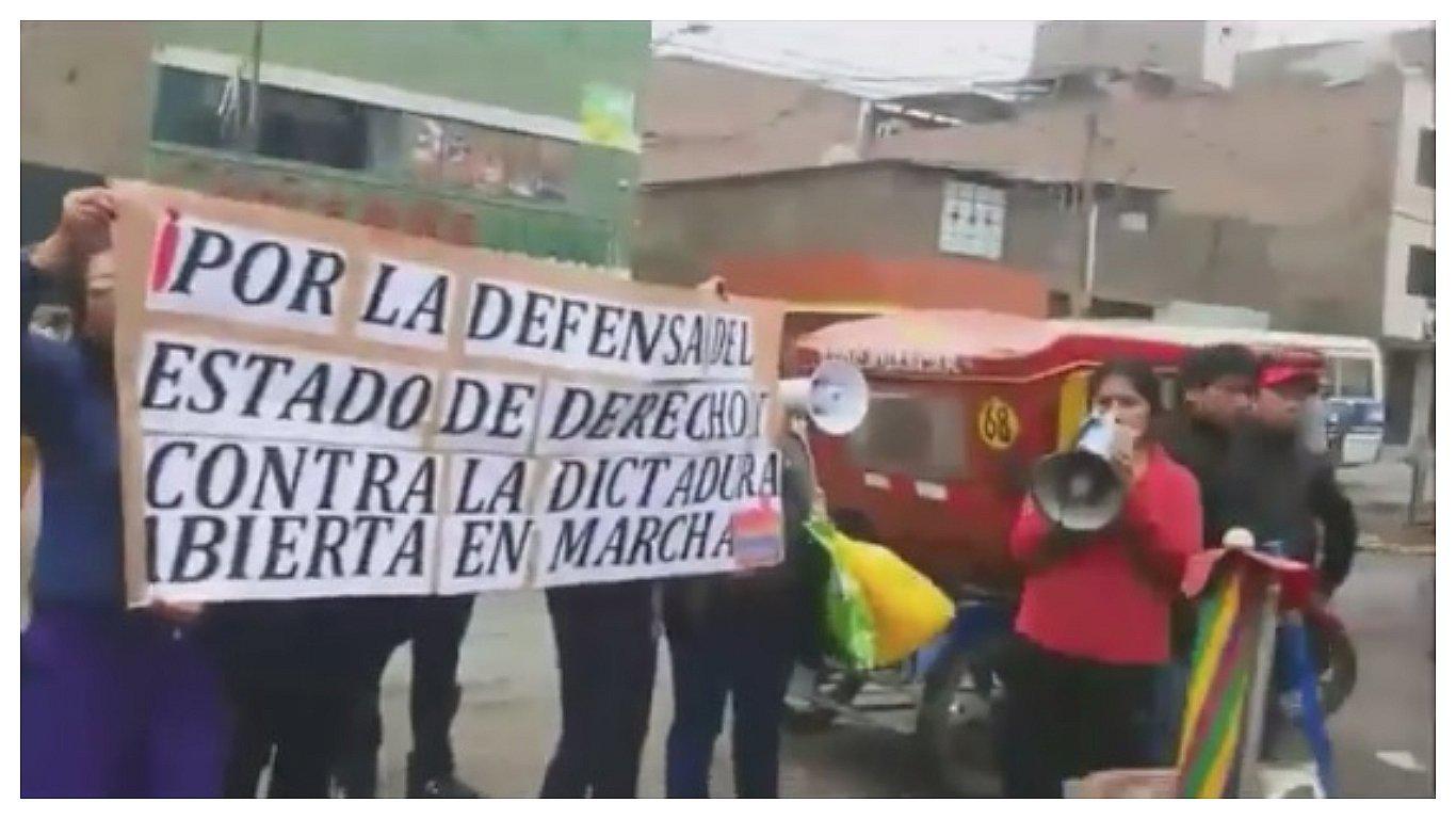 Denuncian que Sendero Luminoso realiza campañas terroristas en plazas y mercados (VIDEO)