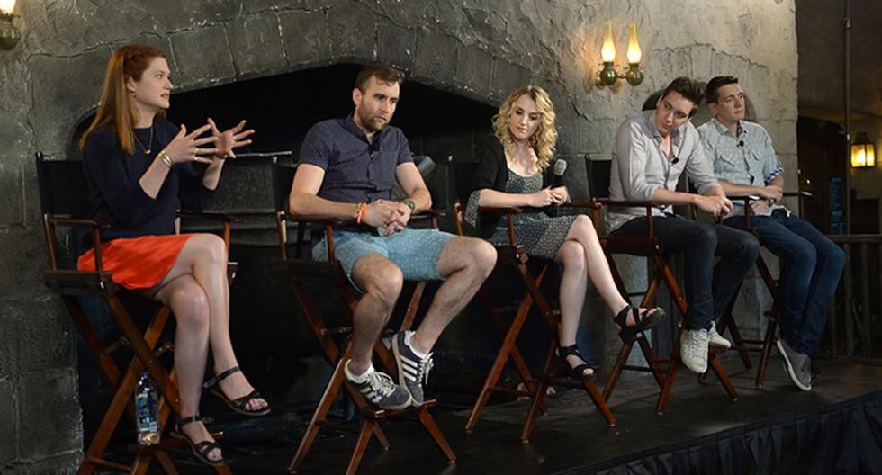 Actores de Harry Potter reviven la magia en parque ...