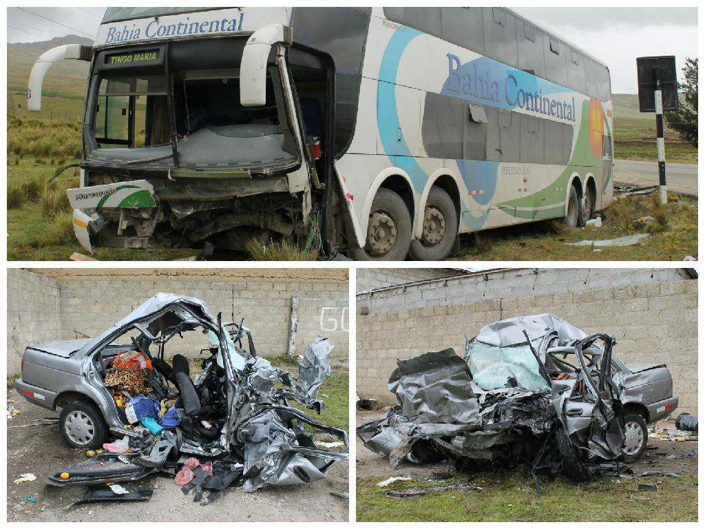 Junín: Ocho muertos deja accidente en Carretera Central cerca a Carhuamayo 
