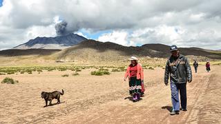 Volcán Ubinas: Cenizas afectan pastizales y agua