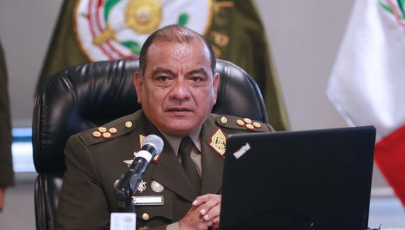 El general César Astudillo, jefe del Comando Conjunto de las FF.AA. opinó sobre la coyuntura. (Foto: Andina)