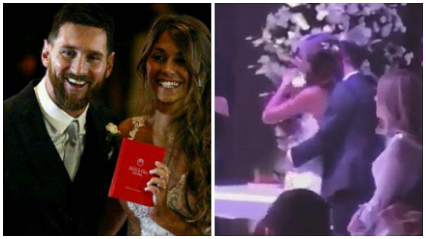 Messi dedicó canción a Antonela Rocuzzo en plena boda y su reacción conmovió Instagram (VIDEO)