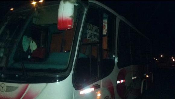 La Libertad: Asaltan a pasajeros de bus interprovincial que iba de Trujillo a Cartavio