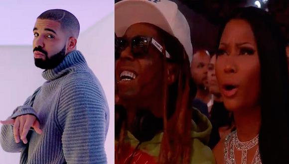 ​Billboard Music Awards 2017: Drake "piropea" a Vanessa Hudgens y así reacciona Nicki Minaj