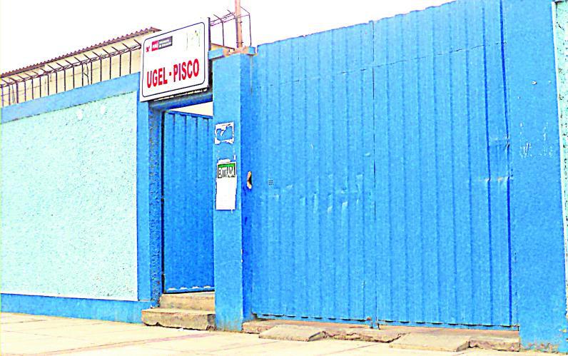 Directores exigen sus pagos a la Ugel Pisco