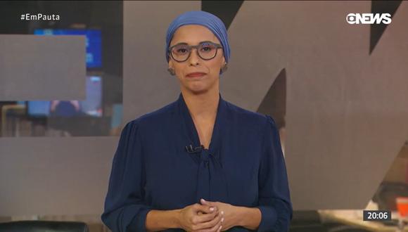 Presentadora de televisión anuncia en vivo que fue diagnosticada con cáncer de mama. (Foto: Captura video Globo.com)