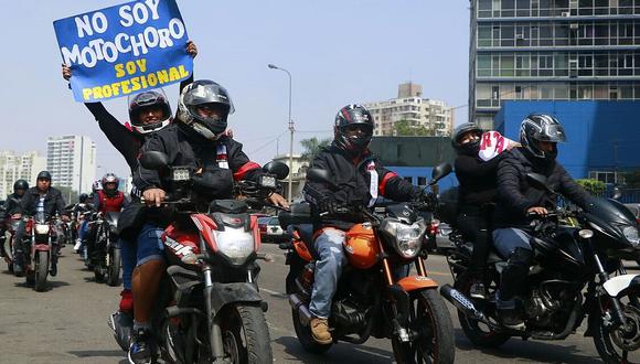 No soy motochoro": Motociclistas protestan contra ley que limita número de pasajeros (VIDEO) | PERU | CORREO