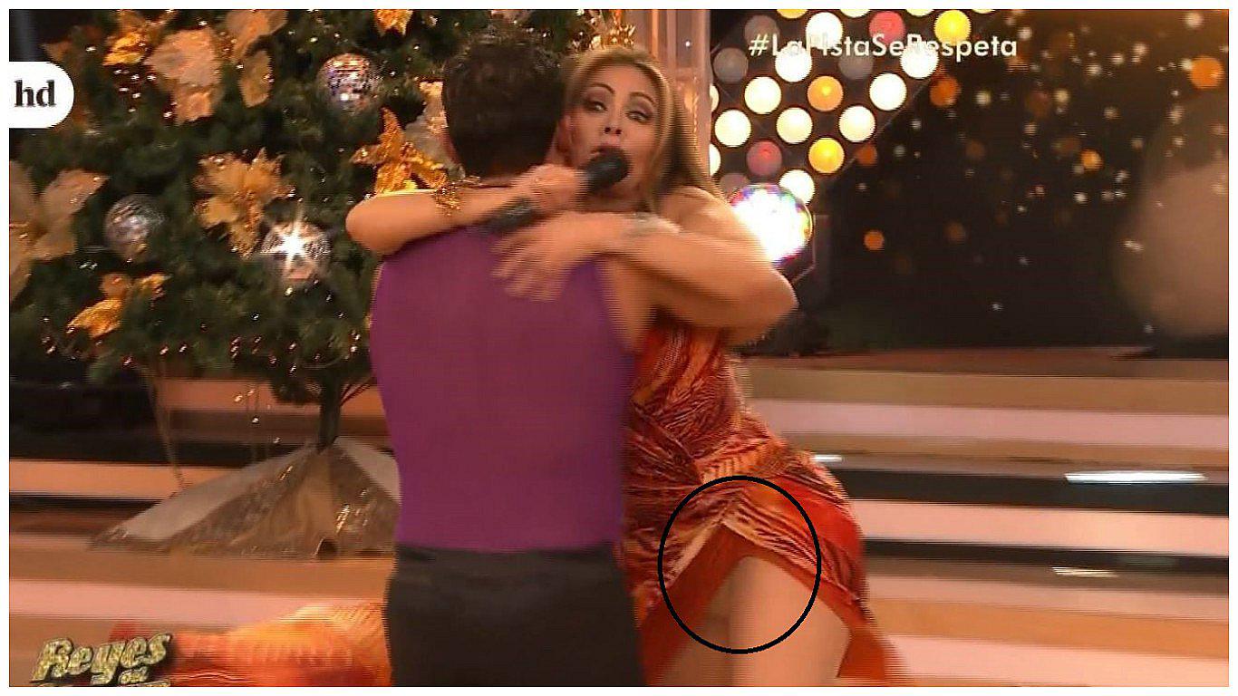 Reyes del Show: Gisela dejó ver más de la cuenta y pasó la vergüenza de su vida (VIDEO)