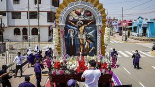 Señor de Los Milagros recorrió las calles de Cartavio (VIDEO)