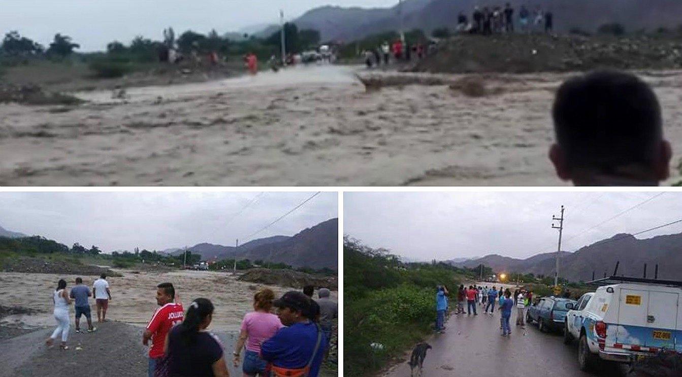 La Libertad: Río Quirripe aisla a la provincia de Gran Chimú (VIDEO) 