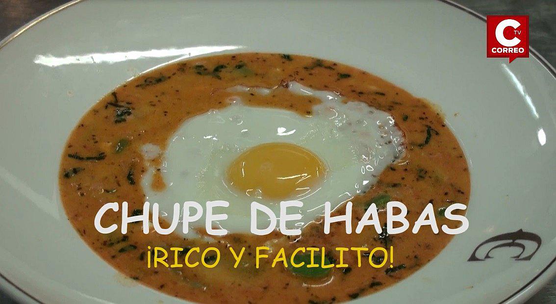 ​Rico y facilito: Chupe de habas para combatir este frío (VIDEO)