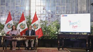 Boluarte anuncia plan para reactivar Puno