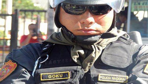 Arequipa: Circula fotografía de presunto policía usando membrete con nombre de Goku 