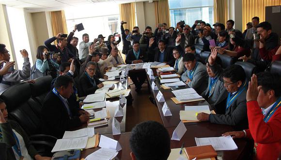 Consejo Regional de Puno elegirá a vicegobernador este viernes 