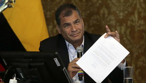 Rafael Correa afirma que volverá a la política si gana la oposición
