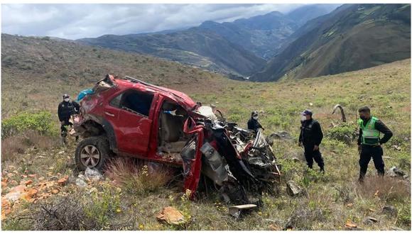 Accidente de tránsito se registró en la vía Huanapampa Collay, ubicado en la provincia de Pataz.