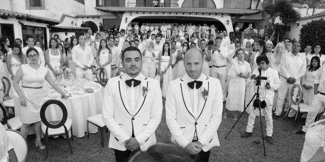 Yirko Sivirich tras 10 años de convivencia con Rafael Villarán decidió sellar su amor. (Foto: Yirko Sivirich)