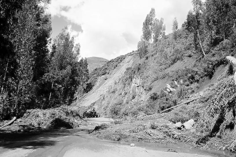 Derrumbe cierra paso a Chumbivilcas