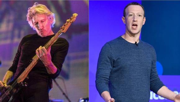 Roger Waters insulta a Mark Zuckerberg. | Foto: Composición.