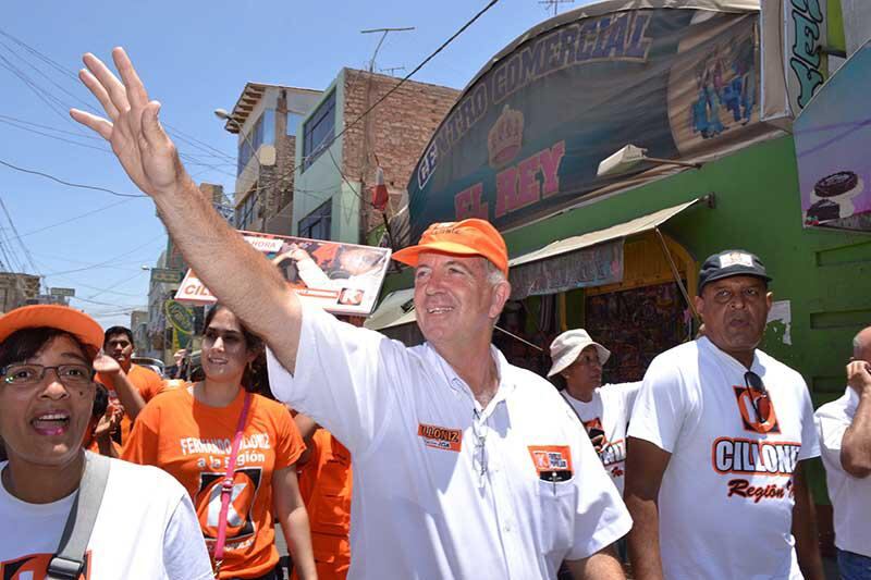 Cillóniz sigue arriba con 53.9%  frente al 46.1% de J. Gallegos