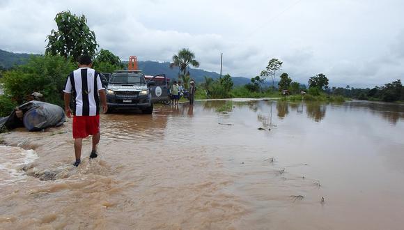Aucayacu: río se desborda a causa de las intensas lluvias e inunda 50 viviendas