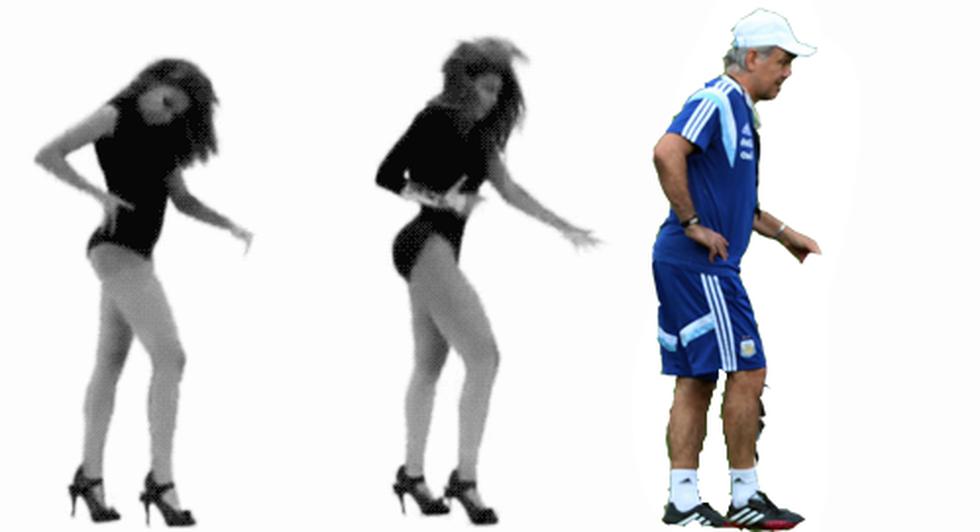 Brasil 2014: Cibernautas crean divertidos memes por blooper de Sabella que casi cae al piso (Fotos)