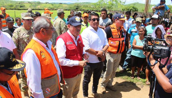 Jorge Chávez Cresta llegó con cerca de tres toneladas de ayuda humanitaria a bordo de un avión de la Fuerza Aérea del Perú