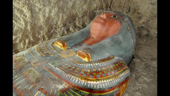 Egipto: Descubren momia intacta cerca de Luxor