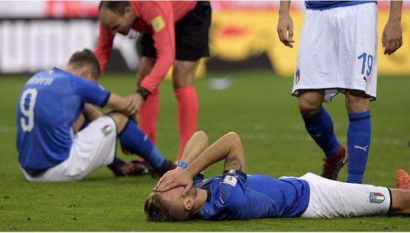 Las imágenes más tristes de la selección italiana tras quedar fuera del Mundial de Rusia 2018 (FOTOS)