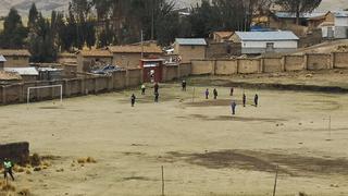 Intervienen a personas que participaban de un campeonato de fútbol en Huancavelica 