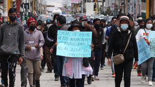 Transportistas de Huancayo dan una semana de plazo para emitir nueva ordenanza sobre protectores faciales