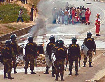 Extranjeros estarían detrás de protestas