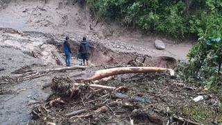 Desbordes y huaicos azotan a la región Junín y un agricultor es reportado como desaparecido 