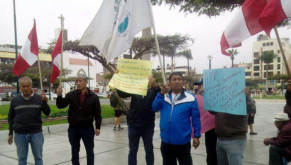 ​Chimbote: Trabajadores portuarios protestan por sueldos atrasados 